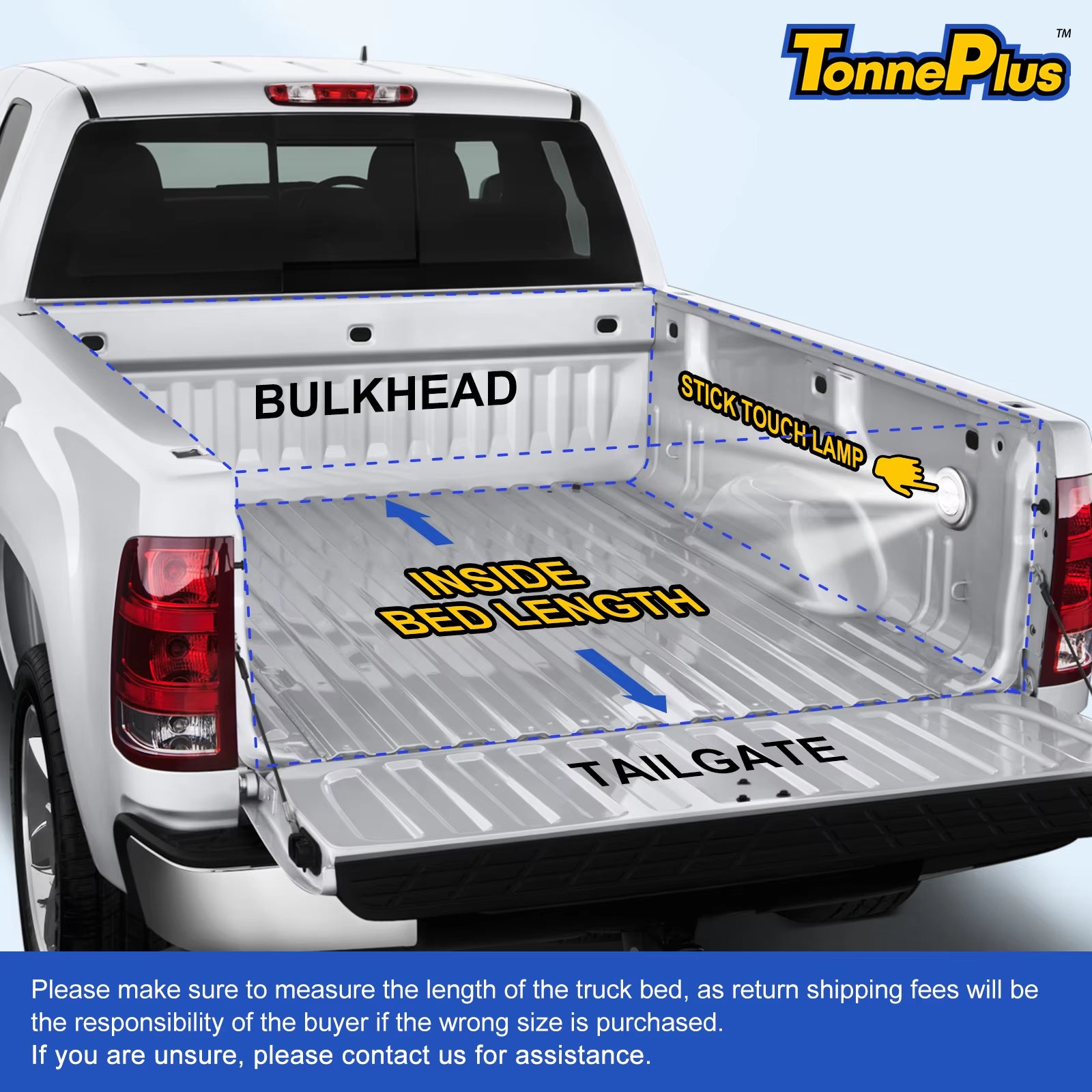 Tonneplus Soft Roll-Up Tonneau Cover Truck Bed Cover for 2004-2014 F150 & 2006-2014 Mark LT 5.5FT Bed ; Lightning 5.5' (67") Bed