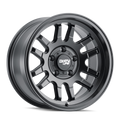 Dirty Life 9310 Canyon 17x9 / 6x139.7 BP / 0mm Offset / 106mm Hub Matte Black Wheel