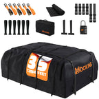 35 Cu Ft. Black Waterproof Roof Cargo Bag 60"x42"x24"