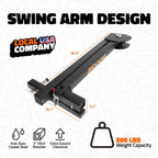 500 LBS Capacity Swing Away Hitch Adapter