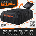 35 Cu Ft. Black Waterproof Roof Cargo Bag 60"x42"x24"