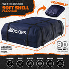 30 Cu Ft. Navy Blue Waterproof Roof Cargo Bag 60"x43"x20"