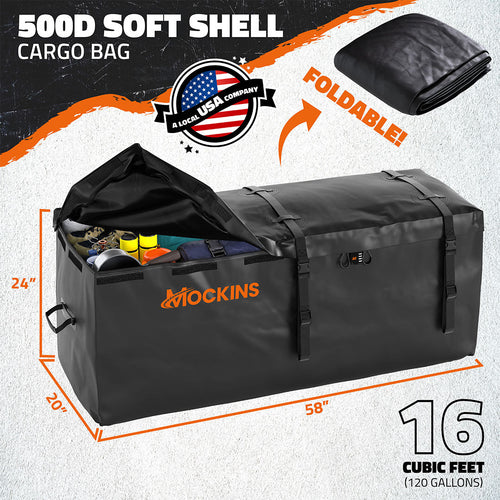 16 Cu Ft Cargo Bag 58"x20"x24"