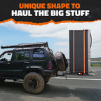 40"x40"x6" Square Hitch Carrier & 30 Cu Ft Square Cargo Bag