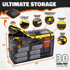 60"x24"x14" High Rail Hitch Carrier & 30 Cu Ft Cargo Bag