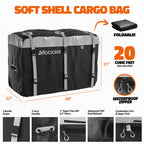 49"x22"x7" Aluminum Hitch Carrier & 20 Cu Ft Cargo Bag