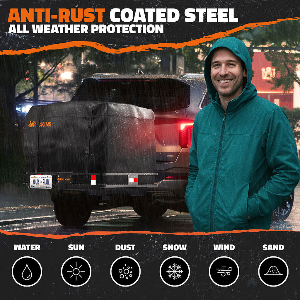 40"x40"x6" Square Hitch Carrier