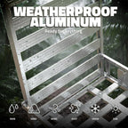 50"x29"x8" Aluminum Hitch Carrier with Ramp