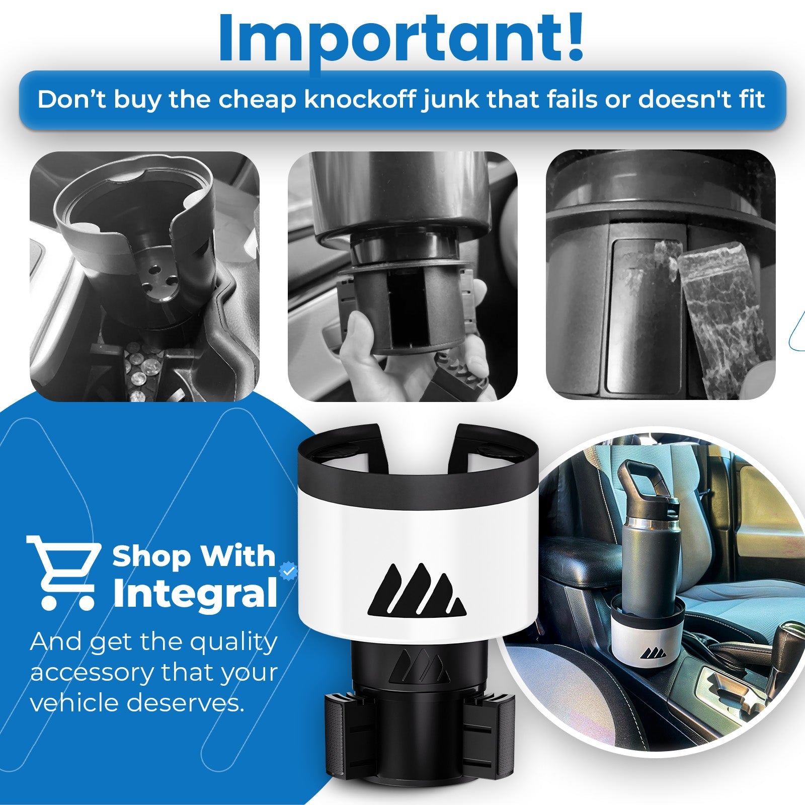 ULTIMATE EXPANDER® - Expandable Cup Holder up to 4.0"