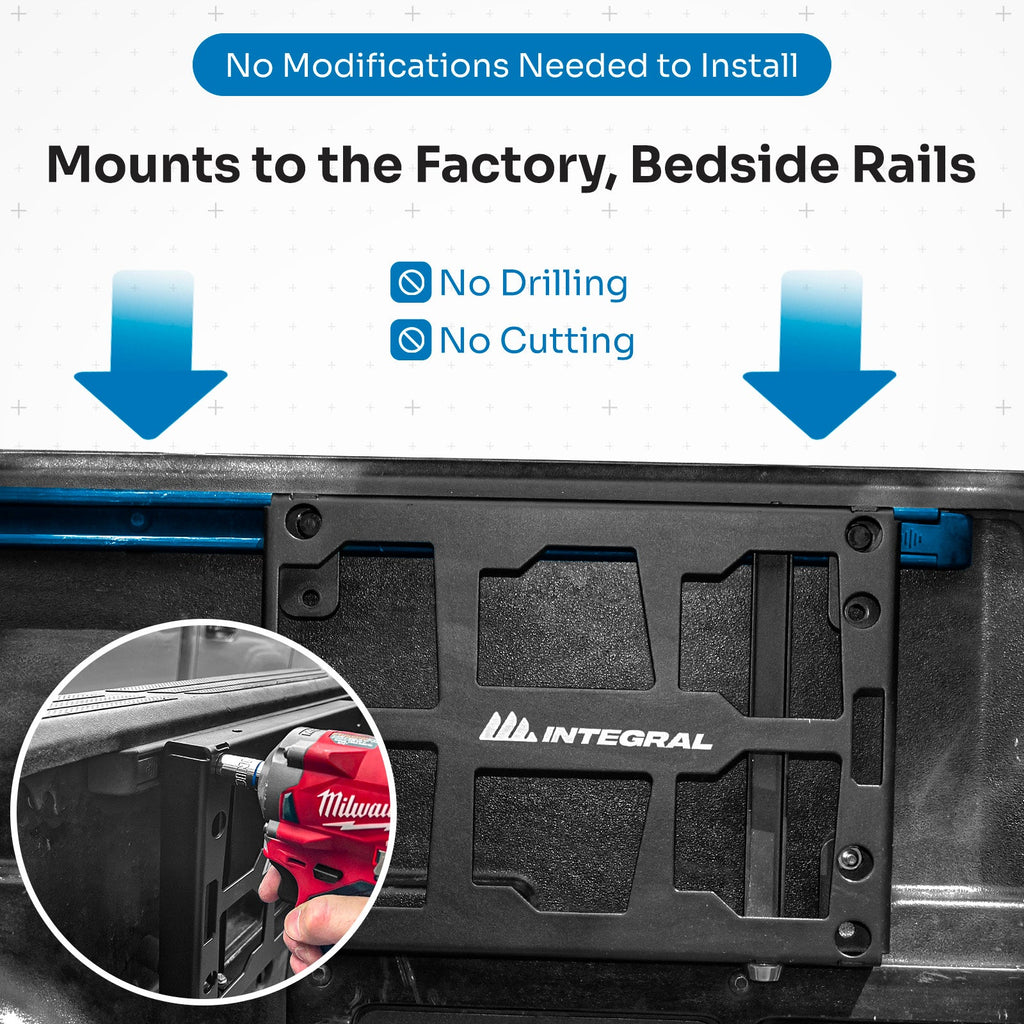 Integral Bedside Panel - Toyota Tacoma (2005+), Tundra (2007+), Jeep Gladiator (2019+)