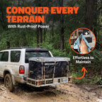 49"x22"x7" Aluminum Hitch Carrier & 20 Cu Ft Cargo Bag