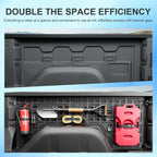 5.8FT Side Bed Molle Panel Compatible with 19-25 Silverado GMC Sierra Truck P...