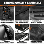 35 Cu Ft. Black Waterproof Roof Cargo Bag 60"x42"x24"
