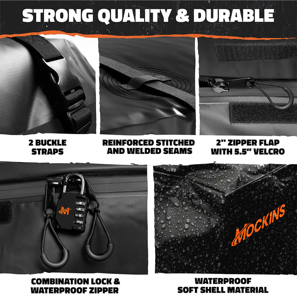 40"x40"x6" Square Hitch Carrier & 30 Cu Ft Square Cargo Bag