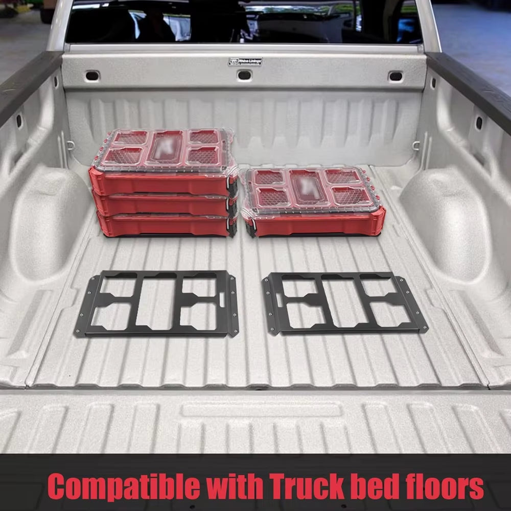 1Pcs Aluminum Mounting Plates Compatible with for Milwaukee Packout Toolbox Mounting Base Storage Toolbox Wall or Floor