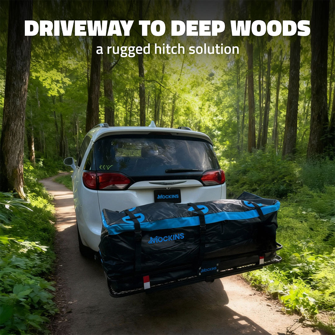 60"x20"x6" Hitch Carrier & 16 Cu Ft Cargo Bag