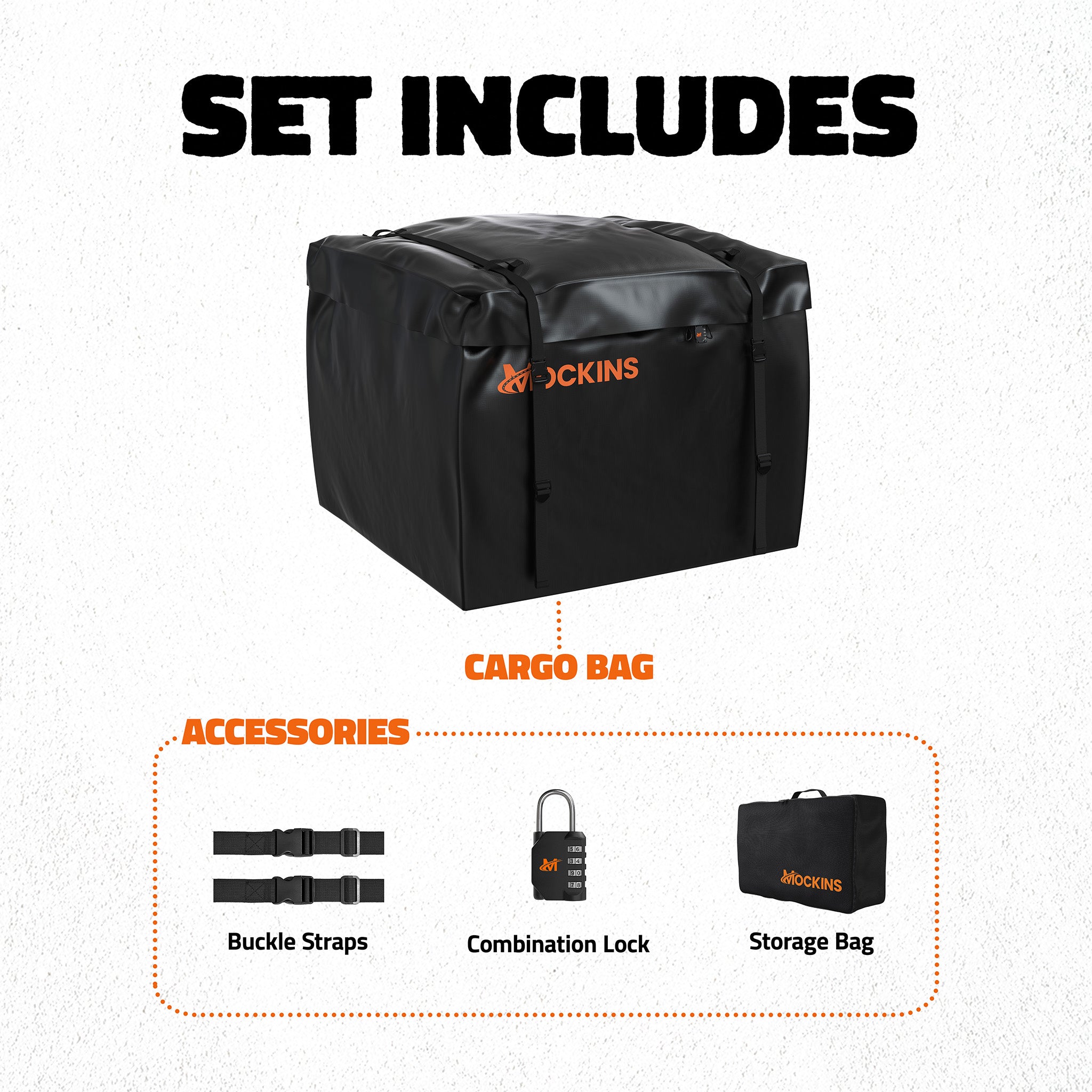30 Cu Ft Square Cargo Bag 40"x40"x32"