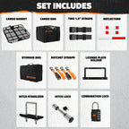 40"x40"x6" Square Hitch Carrier & 30 Cu Ft Square Cargo Bag