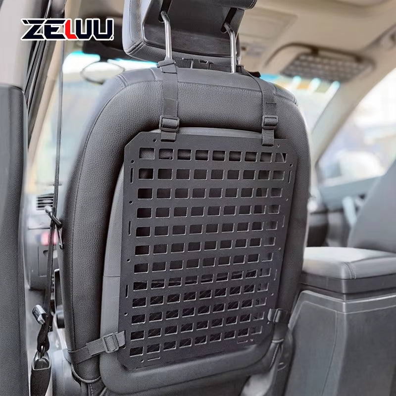 Seat Back Tactical Molle Panel for Modular Storage 
