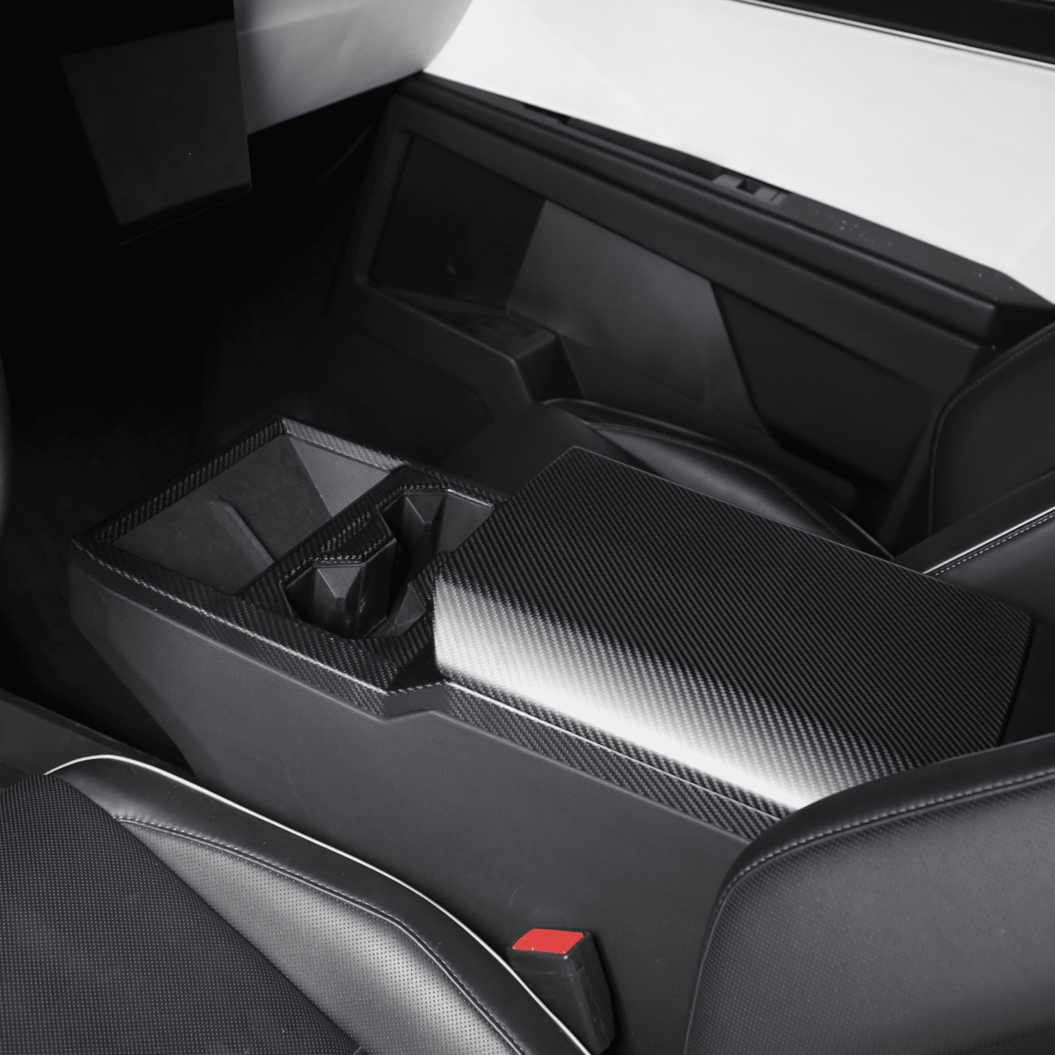 [Real Carbon Fiber] Armrest Cover For Cybertruck