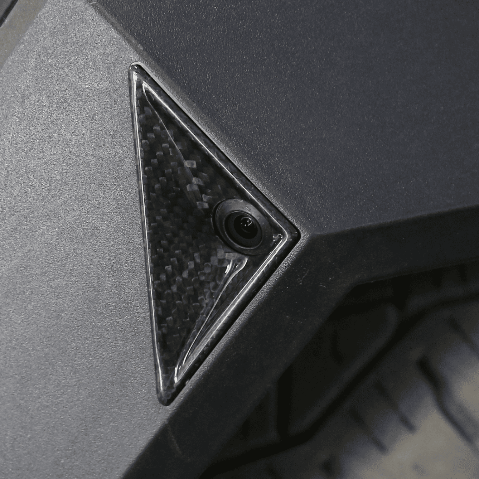 [Real Carbon Fiber] Fender Camera Decorative Cover For Cybertruck