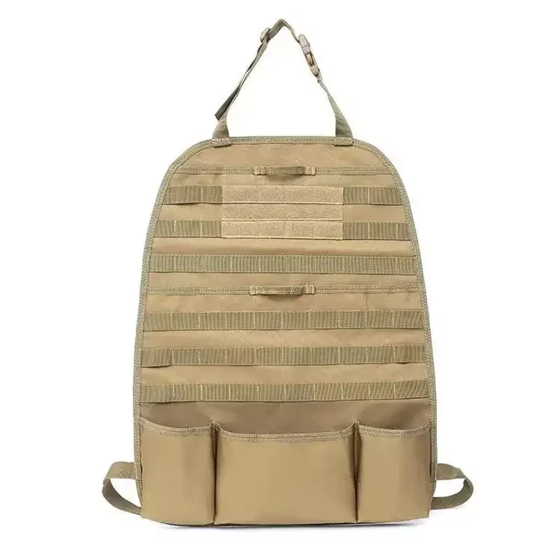 Molle Seat Back Organizer Panel - Storage Pouch - Universal Hunting/Travel Accessories 