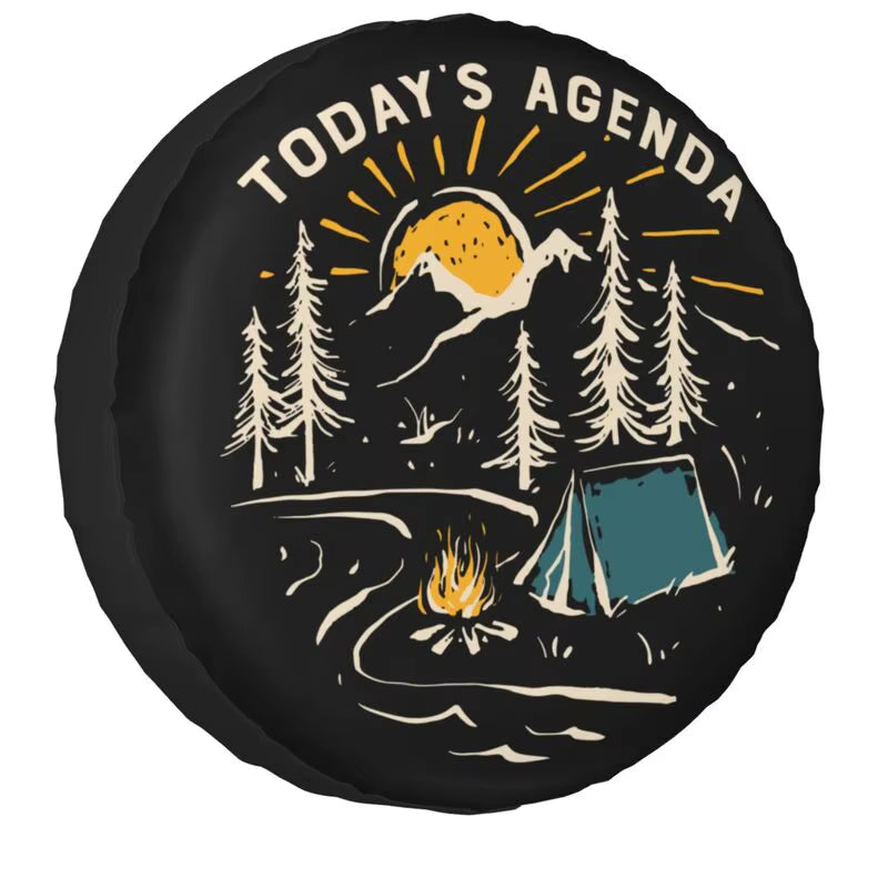 Funny Adventure Tire Cover - Car Wheel Protector Covers - Universal for  SUV, Truck, Camper, Travel Trailer
