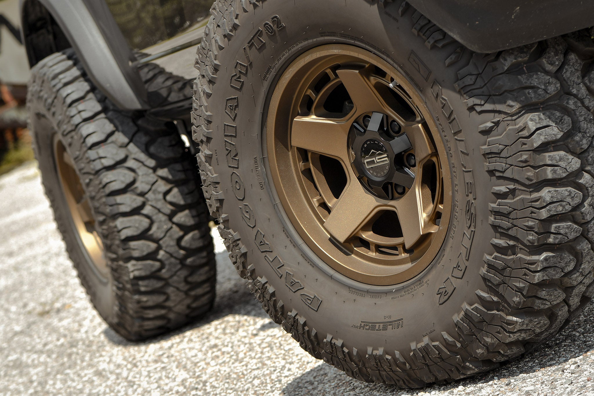 Overland Sector Atlas 17x9 +0 5x120/5x127mm 73.1mm Satin Textured Bronze