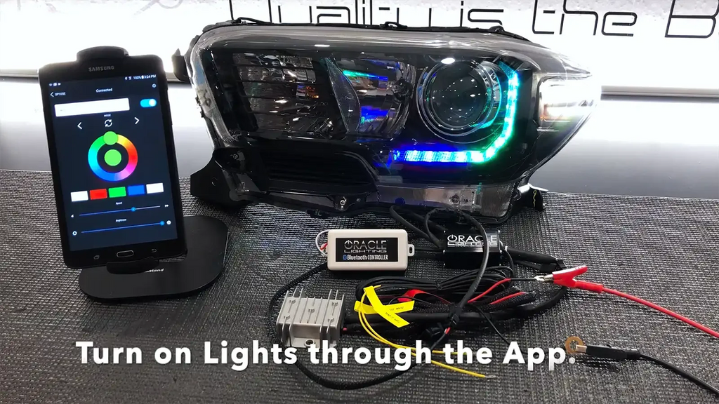 ORACLE Lighting 2016-2023 Toyota Tacoma Dynamic ColorSHIFT RGB+A Headlight DRL Kit