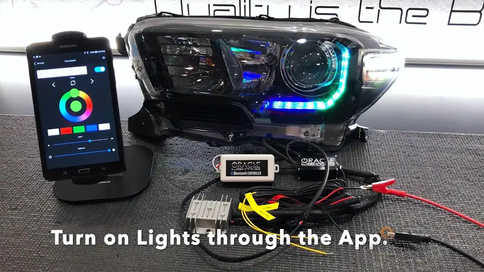 ORACLE Lighting 2016-2023 Toyota Tacoma Dynamic ColorSHIFT RGB+A Headlight DRL Kit