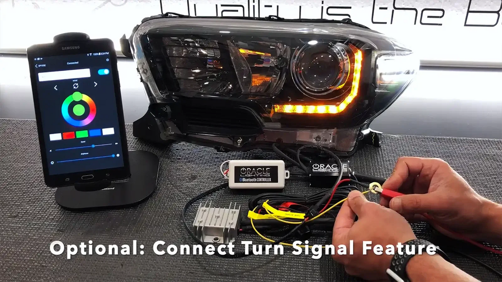 ORACLE Lighting 2016-2023 Toyota Tacoma Dynamic ColorSHIFT RGB+A Headlight DRL Kit