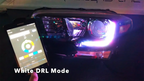 ORACLE Lighting 2016-2023 Toyota Tacoma Dynamic ColorSHIFT RGB+A Headlight DRL Kit