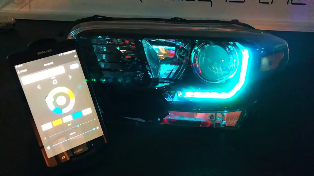 ORACLE Lighting 2016-2023 Toyota Tacoma Dynamic ColorSHIFT RGB+A Headlight DRL Kit