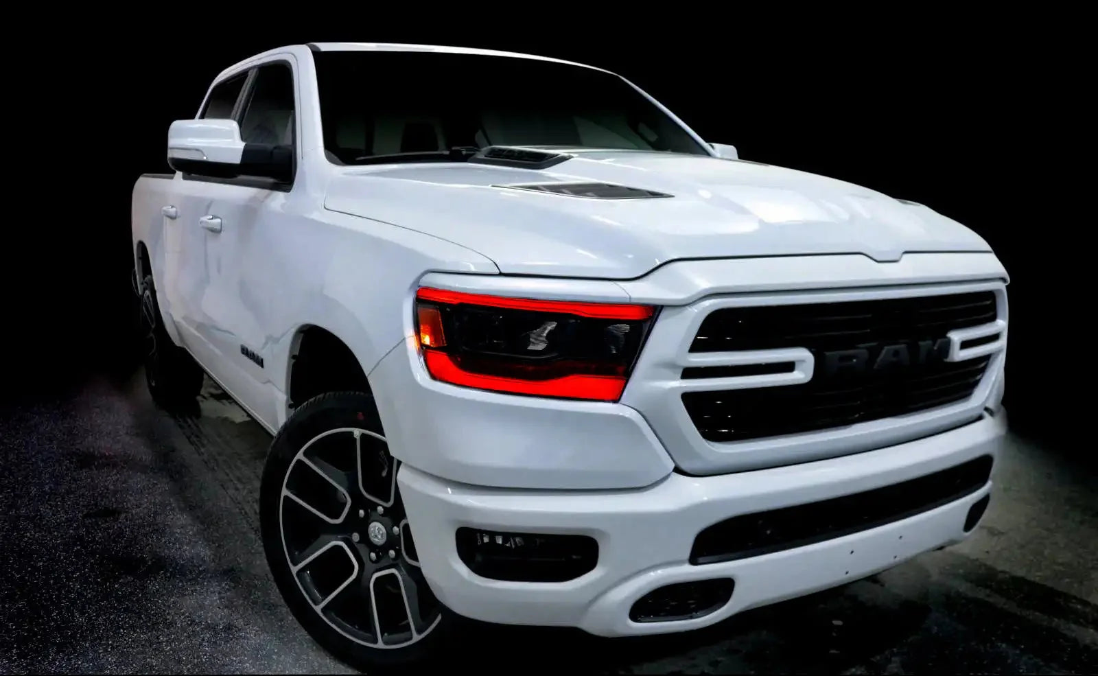 ORACLE Lighting 2019-2024 Dodge RAM 1500 ColorSHIFT RGB+W Headlight DRL Upgrade Kit - Reflector LED Headlights