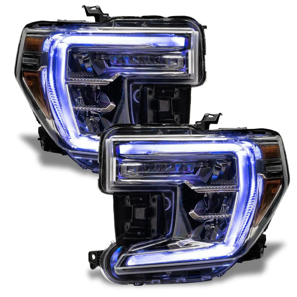 ORACLE Lighting 2019-2022 GMC Sierra 1500 ColorSHIFT RGB+W Headlight DRL Upgrade Kit