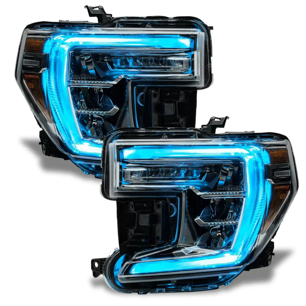 ORACLE Lighting 2019-2022 GMC Sierra 1500 ColorSHIFT RGB+W Headlight DRL Upgrade Kit