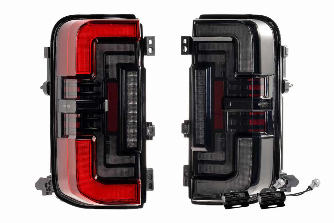 Morimoto Ford Bronco (2021+) XB LED Low Profile Tail Lights (Red)