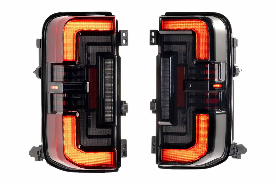 Morimoto Ford Bronco (2021+) XB LED Low Profile Tail Lights (Red)