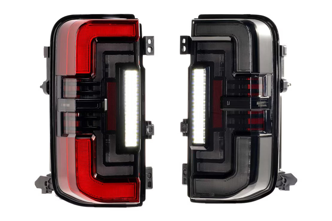 Morimoto Ford Bronco (2021+) XB LED Low Profile Tail Lights (Red)