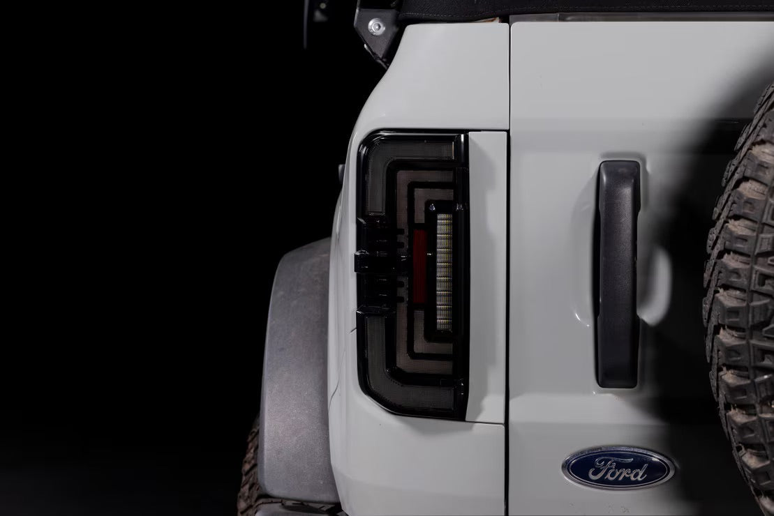 Morimoto Ford Bronco (2021+) XB LED Low Profile Tail Lights (Red)