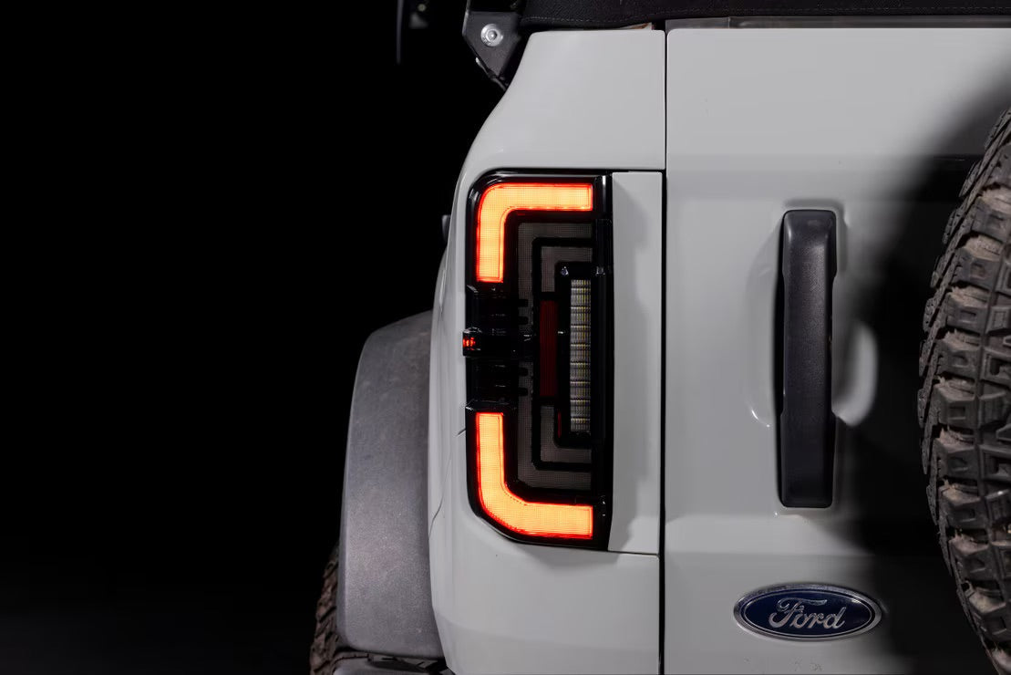 Morimoto Ford Bronco (2021+) XB LED Low Profile Tail Lights (Red)
