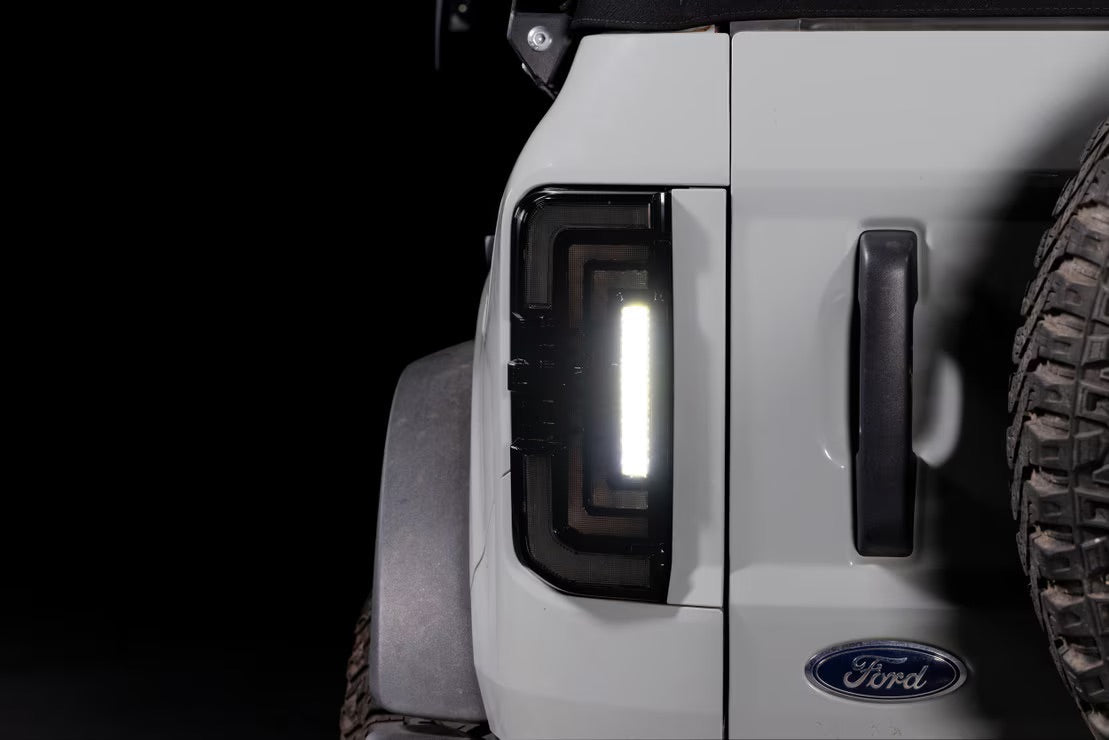 Morimoto Ford Bronco (2021+) XB LED Low Profile Tail Lights (Red)