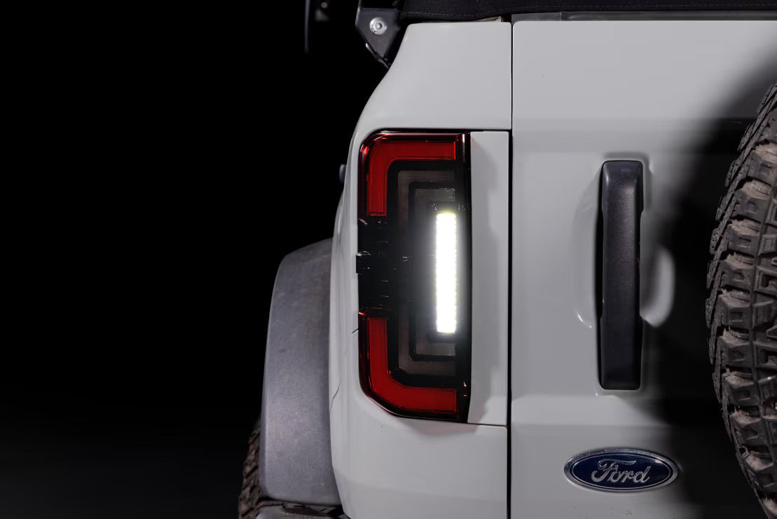 Morimoto Ford Bronco (2021+) XB LED Low Profile Tail Lights (Red)