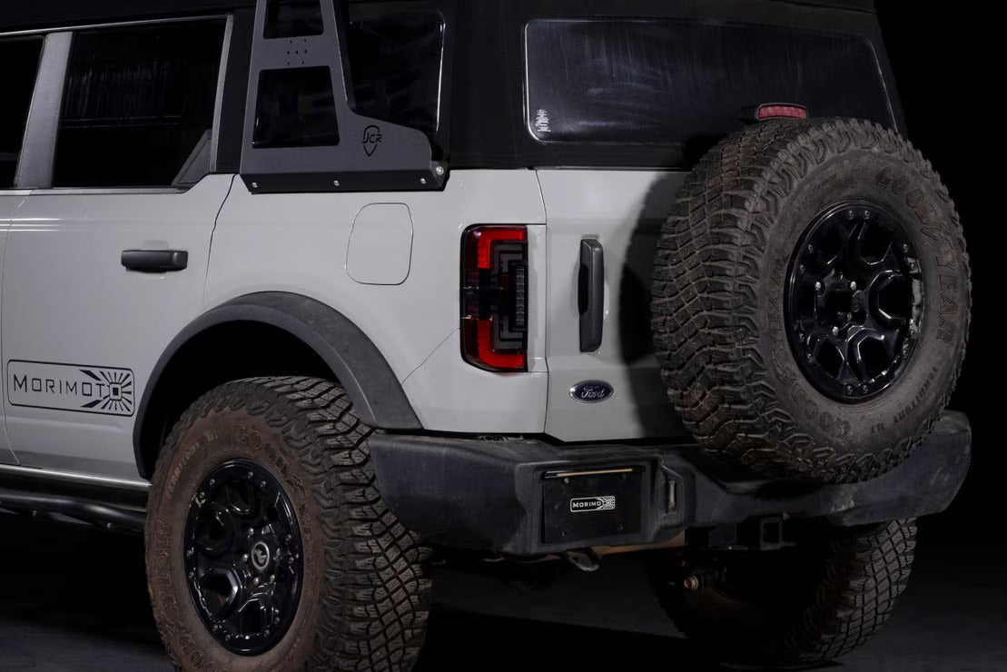 Morimoto Ford Bronco (2021+) XB LED Low Profile Tail Lights (Red)