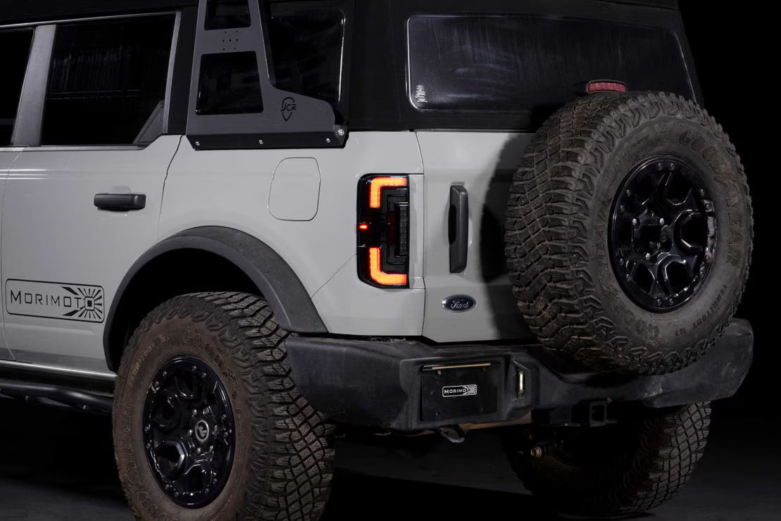 Morimoto Ford Bronco (2021+) XB LED Low Profile Tail Lights (Red)