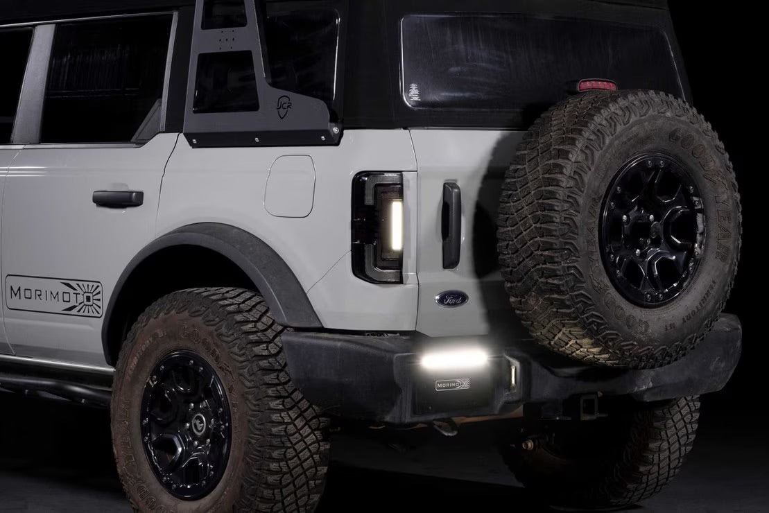 Morimoto Ford Bronco (2021+) XB LED Low Profile Tail Lights (Red)