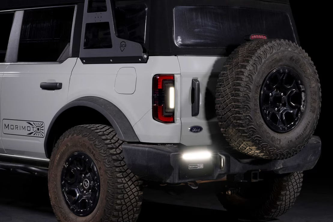 Morimoto Ford Bronco (2021+) XB LED Low Profile Tail Lights (Red)