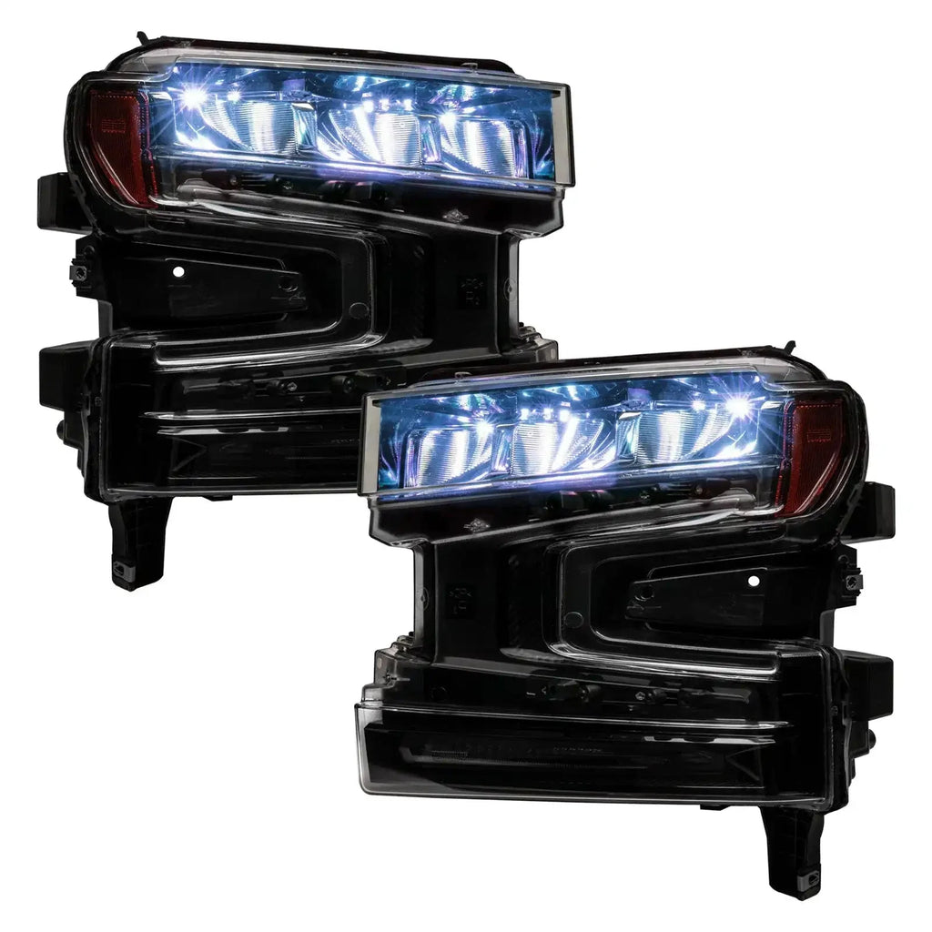 ORACLE Lighting 2019-2022 Chevrolet Silverado 1500 ColorSHIFT RGB Demon Eye Headlight Upgrade