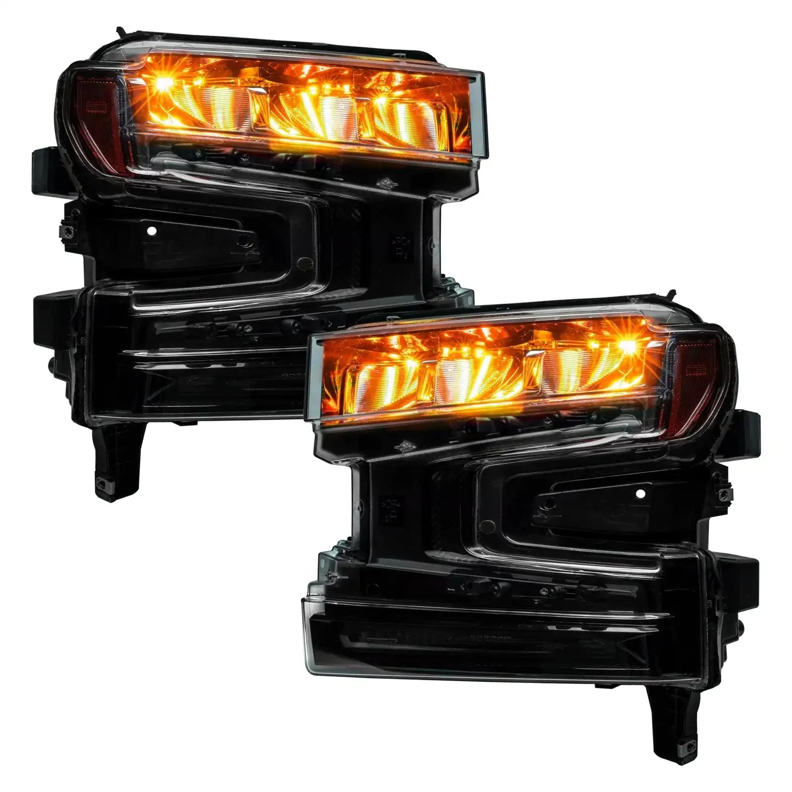 ORACLE Lighting 2019-2022 Chevrolet Silverado 1500 ColorSHIFT RGB Demon Eye Headlight Upgrade