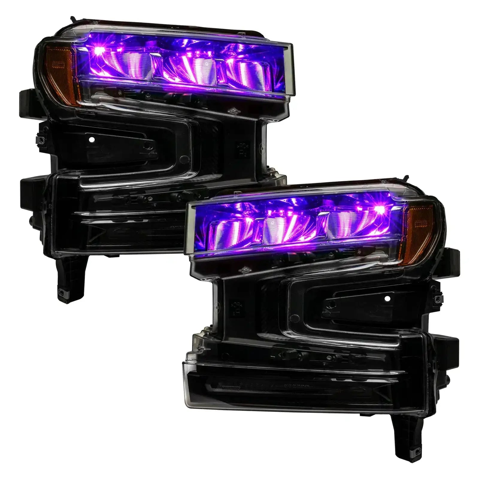 ORACLE Lighting 2019-2022 Chevrolet Silverado 1500 ColorSHIFT RGB Demon Eye Headlight Upgrade
